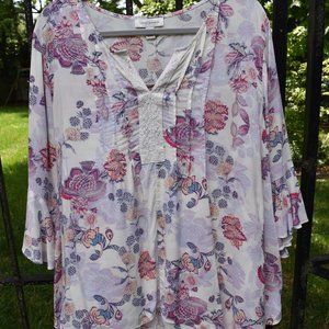 Vintage America Floral Blouse